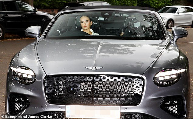 Molly-Mae was seen in a £294,000 on a new convertible Bentley in Cheshire just days ago, which she revealed had been lent to her for a month by the brand