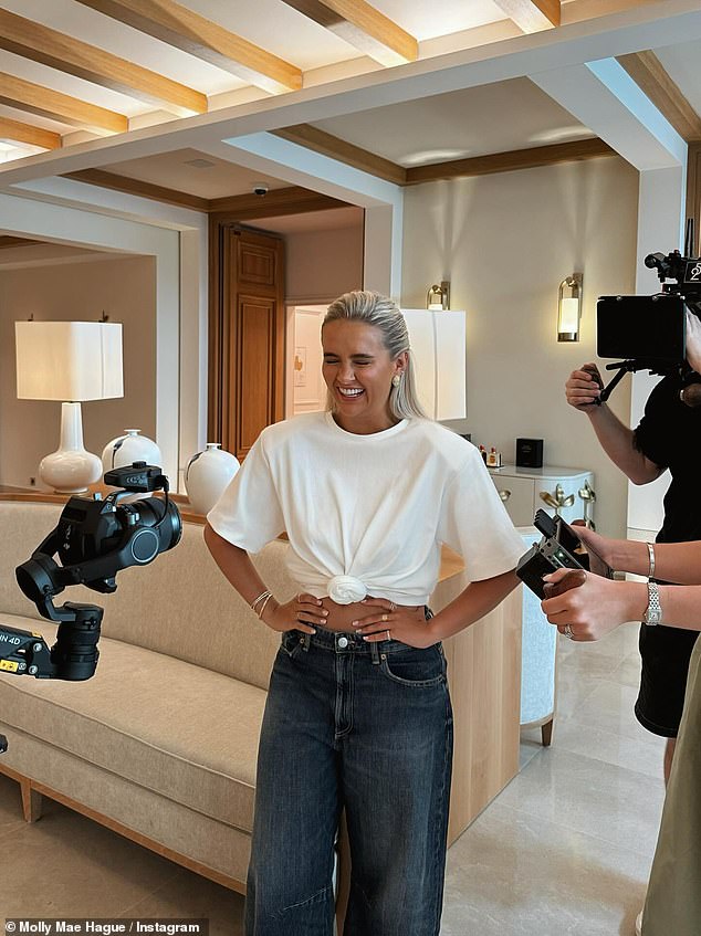 Molly Mae shared her delight as the second series filming kicked off