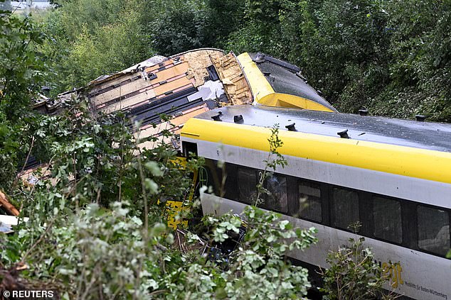 Three people were killed and at least 41 injured after a train derailed near Riedlingen in southwestern Germany on Sunday