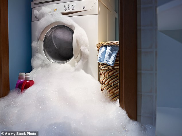 Some 47 men's and women's T-shirts from UK clothing brands were tested - they were washed using a standard mixed 30C wash cycle followed by a tumble dry 50 times (Stock Image)