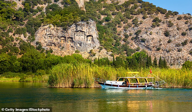 Found on the banks of the Dalyan River, the burial sites date back to the 4th century BC and can be viewed from the water via boat trips