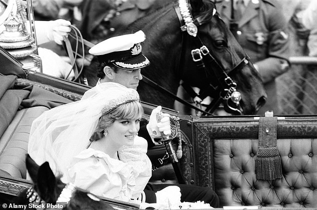 Diana's wedding dress, and it's 25-foot train, has gone down as one of the most famous wedding dresses in history