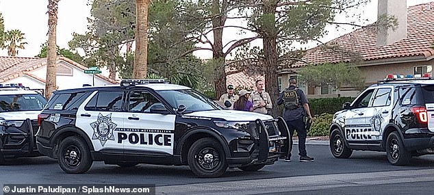 Investigators in Nevada were searching through the killer's Las Vegas home on Monday