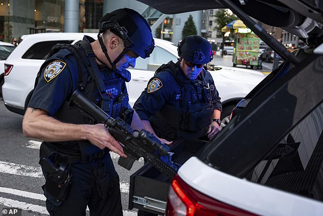 The shooting created a chaotic scene in Midtown Manhattan