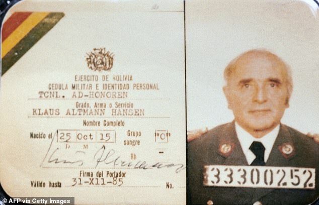 Barbie was made an honorary lieutenant colonel in the Bolivian army