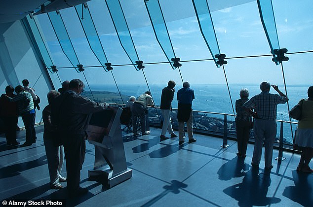 Get married in the clouds at Spinnaker Tower, 360 feet above ground level