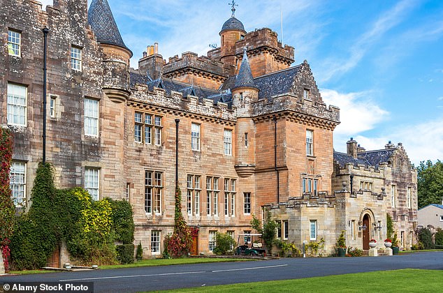 The grand and picturesque Glenapp Castle in Ayrshire, Scotland