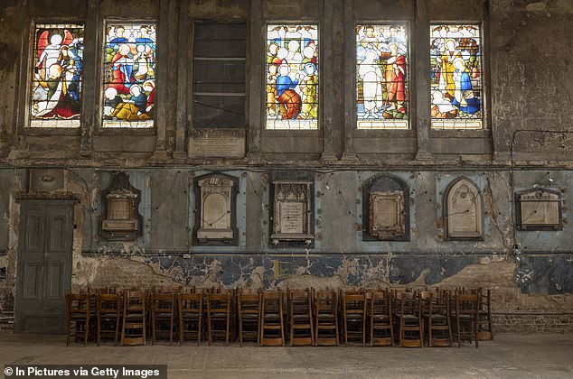 Semi-ruined chapel, Asylum Chapel, dates back to 1826 and is in Peckham, south-east London