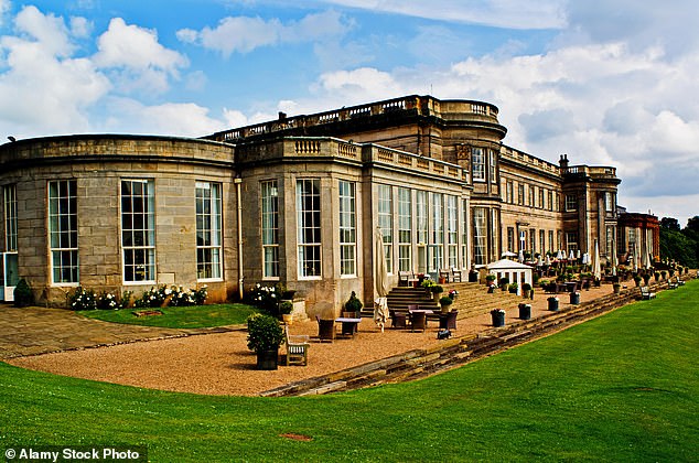 The stunning, ornate Wynyard Hall, in County Durham