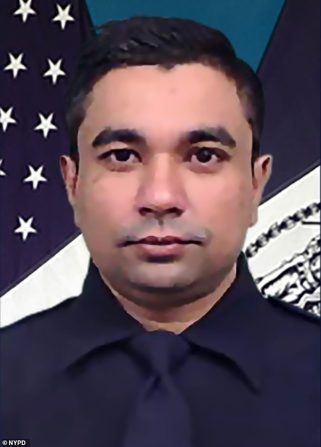 Tamura killed three people in the lobby of the skyscraper -including NYPD officer Didarul Islam, a 36 year-old father of two