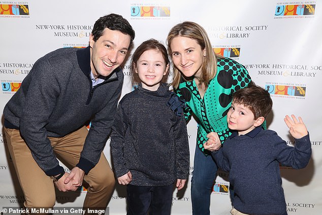 LePatner is seen with her husband Evan LePatner in January, 2018
