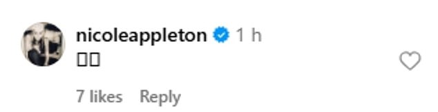 Friends headed straight to the comments to share their support as fellow TV stars Amanda Holden, Cat Deeley and Nicole Appleton shared their support