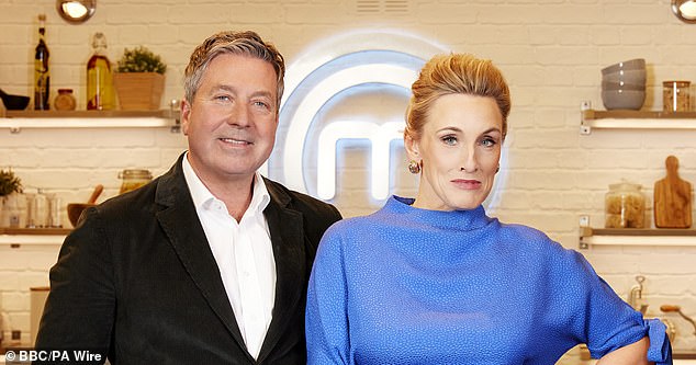 The BBC also said it had not yet taken a decision on the completed celebrity series and Christmas special, filmed with Torode (left) and food critic Grace Dent (right)