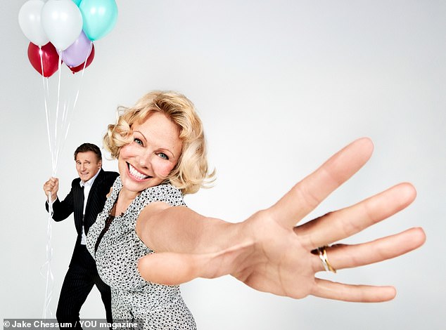 The Irish actor recently joined Anderson in a shoot for the Daily Mail You magazine (pictured)