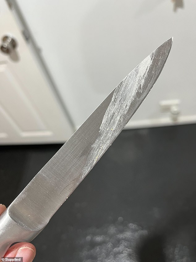'She had knives everywhere. She was even keeping them in the freezer,' says Rebecca