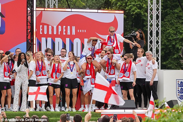 England have felt the love over the past few weeks in fleeting moments, but this had full force