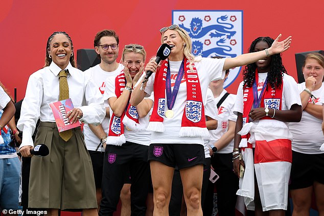 Chloe Kelly declared 'it's so f****** special,' for which Alex Scott had to apologise