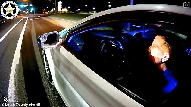 He proceeded to ask questions about the citation and appeared to get defensive when the officer asked for his phone number