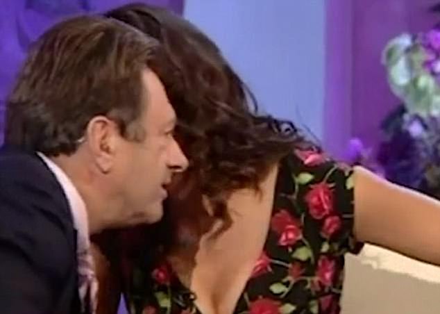 Myleene previously spoke about the encounter in 2017, when she named Harvey as the man who had offered her a 'sex contract' over lunch by whispering his name in Alan Titchmarsh's ear during a TV interview.