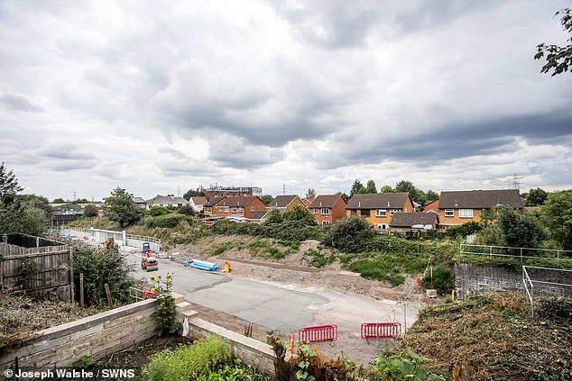 Construction of a new branch line from Wednesbury to Brierley Hill was previously halted by the Covid pandemic in 2020 but started again last year