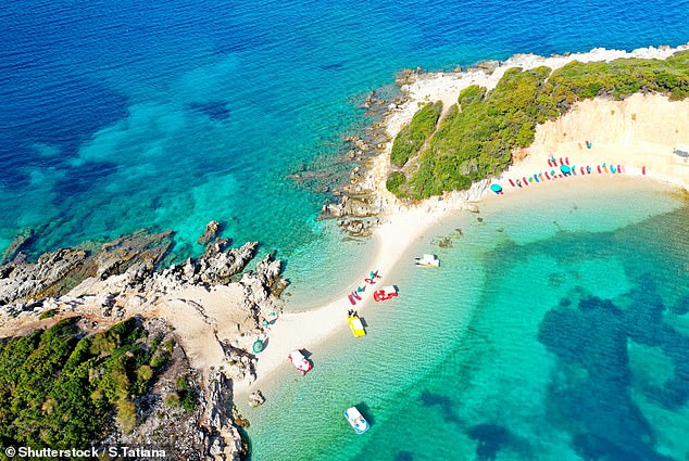 The Ionian Islands are steeped in rich mythology. Was the story of William and Kate's holiday proving just that ¿ a myth? (file image)