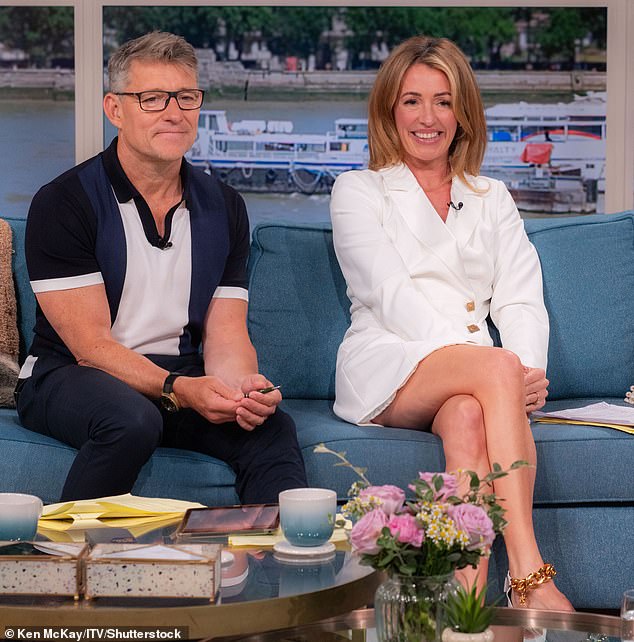 Cat alongside This Morning co-host Ben Shephard. She joined the show in 2024