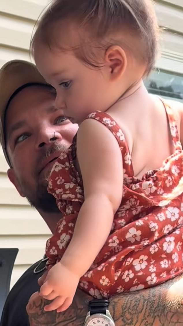 'That's not mine,' he said as everyone erupted in laughter. 'Who are you, kid? I'm a dirt bag father'
