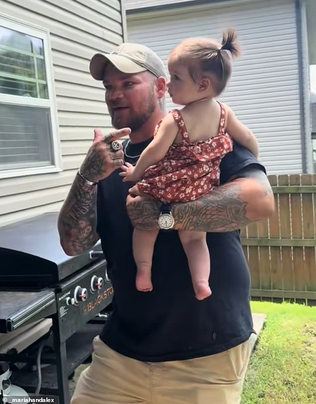 It wasn't until Mariah brought their actual daughter out that he made the realization that he had been playing with an entirely different child. A shocked Alex is seen when he realized