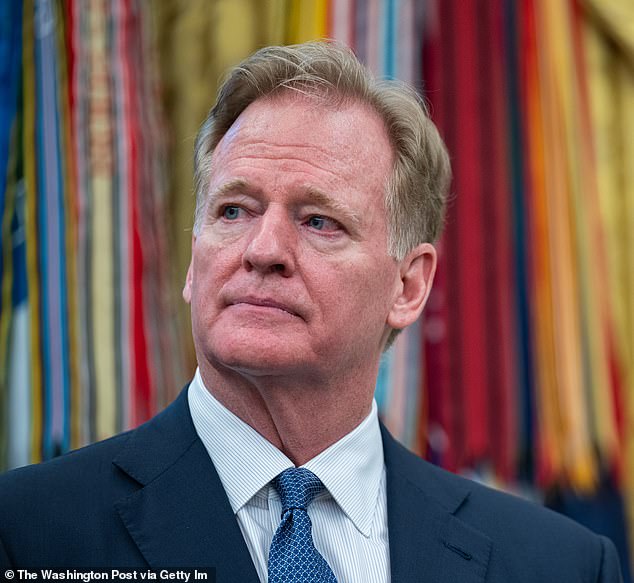 NFL Commissioner Roger Goodell has not identified the injured league employee