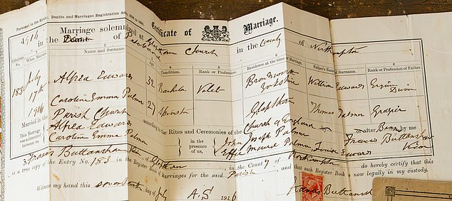 The more formal marriage certificate