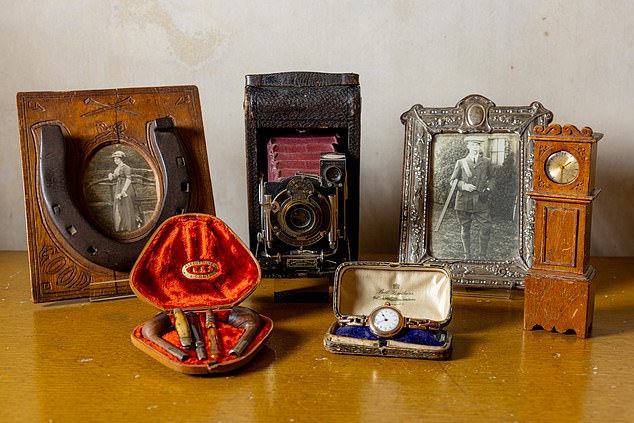 Some of the other objects that have been donated to English Heritage by the couple's grandson