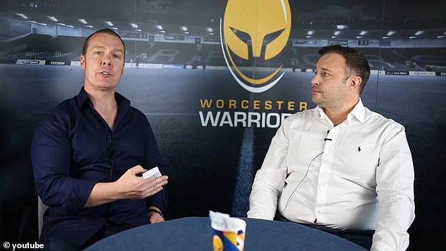 Jason Whittingham (left) has already run Worcester Warriors into the ground - now he is on the brink of doing the same with Morecambe FC