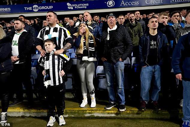 Newcastle fans felt squashed and scared in the same end during an FA Cup tie there in January 2023 - Sheffield Wednesday responded by banning Mail Sport over our reporting on it