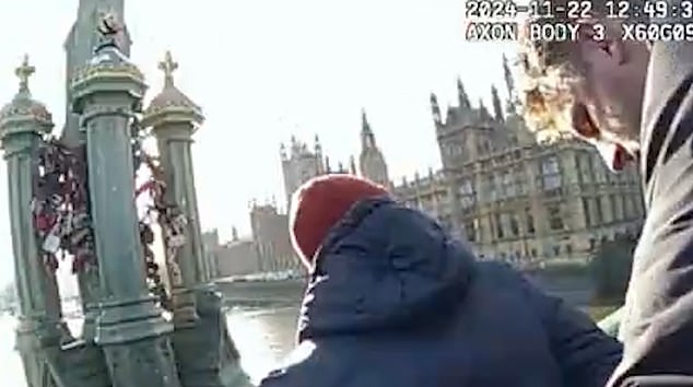 November 22, 2024: Stoica is arrested again on Westminster Bridge - just ten weeks after he was deported from Britain