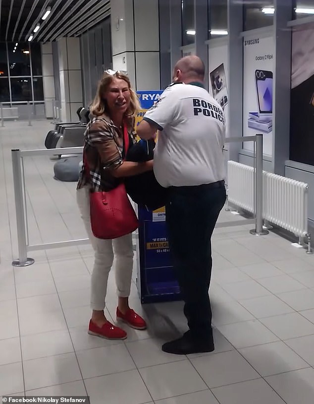 Ms Kalinina explained that the reason she had become so distressed was because she feared she could lose her job if she didn't turn up on time for work in Vienna