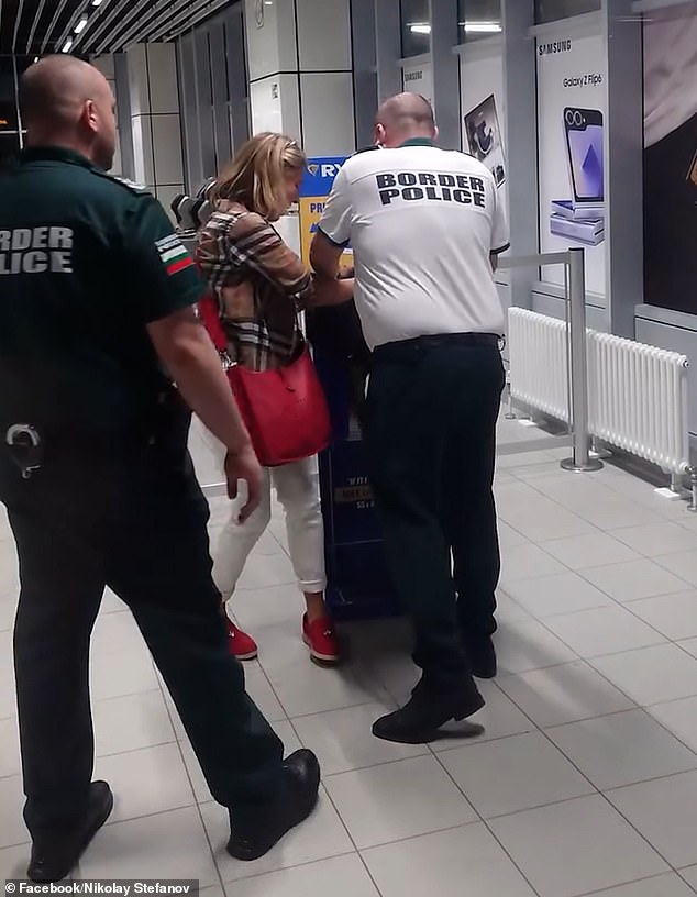 The incident took place on Thursday, July 24, with Ms Kalinina set to travel on a flight from Sofia to her home in Vienna, Austria