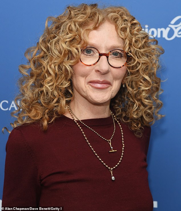 Katie Hoppen, pictured in March, admits she faced challenges while competing on ITV's reality cookery show Cooking With The Stars due to her struggles with dyslexia
