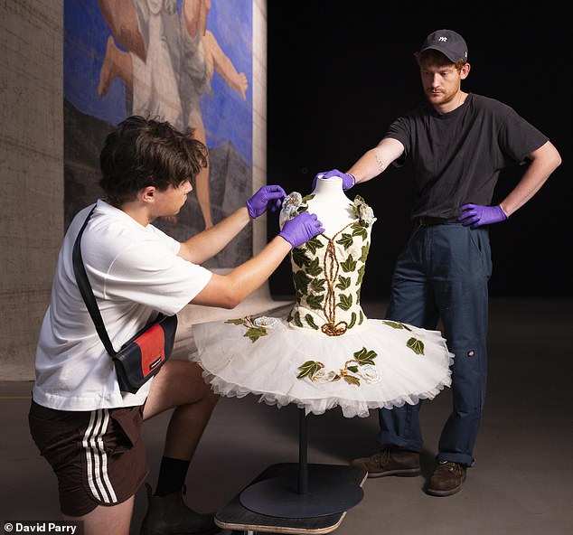 Kate's selected items include Oliver Messel's costume for the Fairy of the Woodland Glades, worn by Diana Vere in The Royal Ballet's 1960 production of The Sleeping Beauty