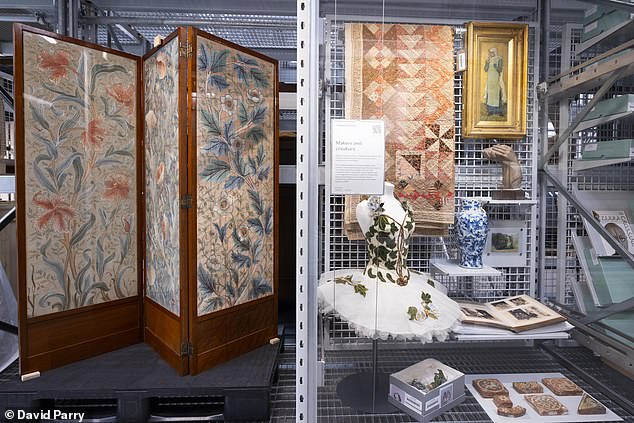 The Makers and Creators display, curated by Her Royal Highness, the Princess of Wales