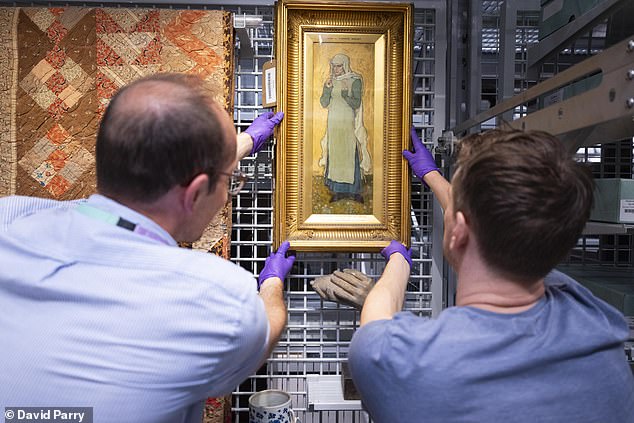 Kate, who studied art history at St Andrews University, also chose an oil painting