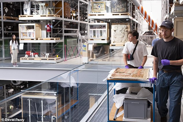 The storehouse opened to the public earlier this year and gives unprecedented free public access to the museum's world-famous collection