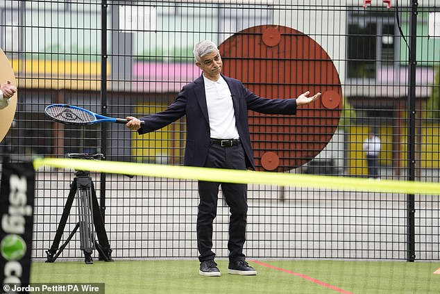 Sir Sadiq, who was knighted in June, is in his third term as London's Mayor