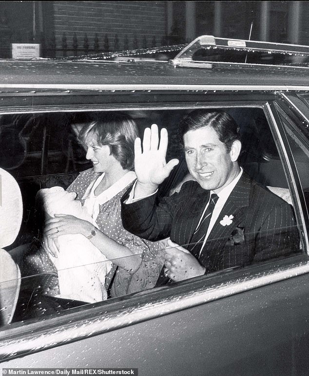 Princess Diana and Prince Charles had to face a mass photocall at the private hospital hours after she had given birth