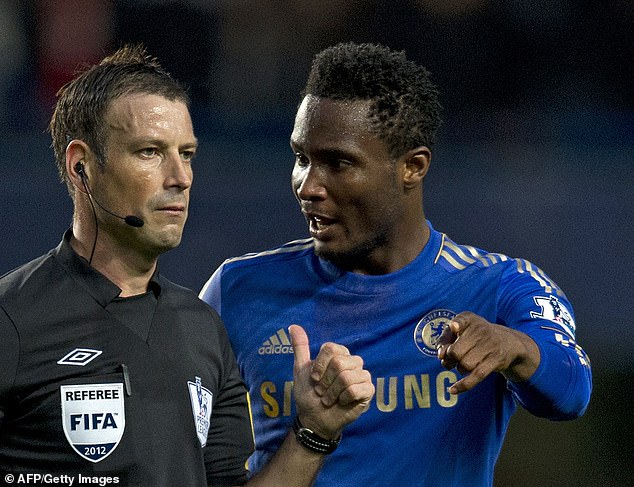 He claims Mikel took swings at him after bursting into the changing room but failed to hit