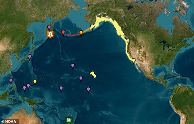 A tsunami watch has been extended to cover the entire West Coast of the United States