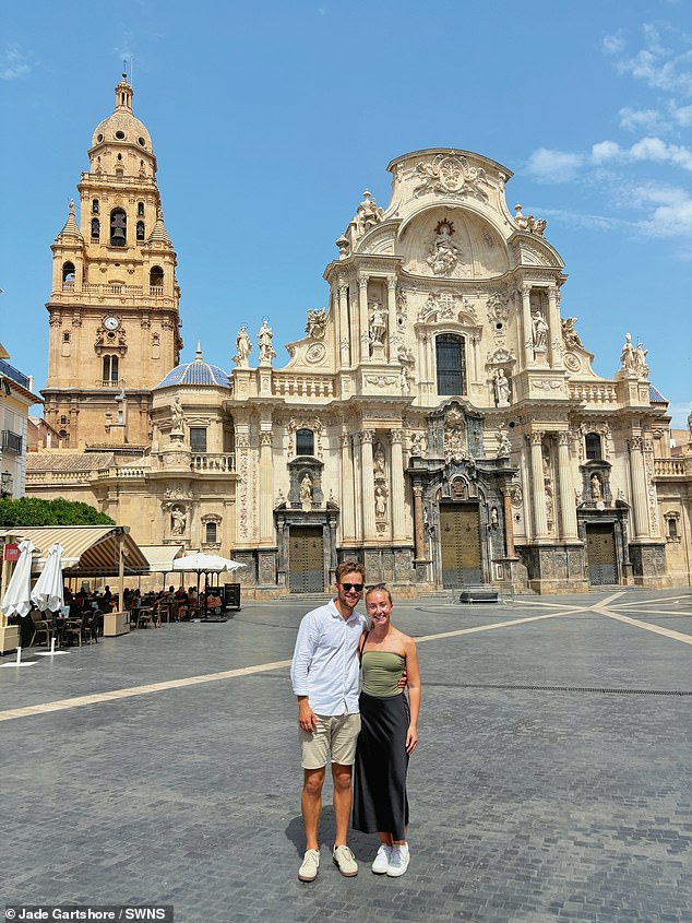 The couple spent five weeks of it in Murcia, where Jade's parents retired to, and decided to return