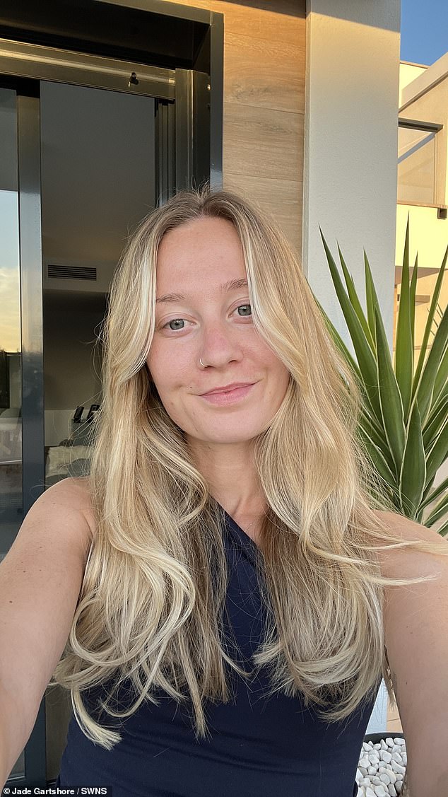 Jade was set to be promoted as a manager in her estate agent job but decided to 'make the jump' and live abroad