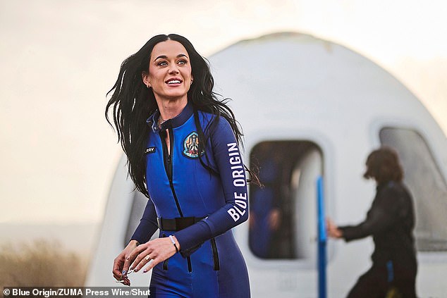 Perry may well have wanted to talk about her recent journey to space aboard the Blue Origin NS-31 rocket, an 11-minute flight that whisked the singer some 62 miles about the Earth