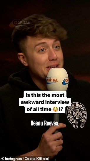 The podcast host went viral in 2023 when he grilled Canadian actor Keanu Reeve on British culture in a Capital FM interview - leaving the Hollywood legend baffled