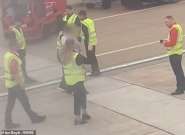 The Jet2 Airline says the disruptors have now been banned from flying with them following the 'appalling behaviour'